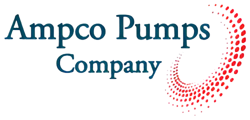 Logotipo de Ampco Pumps Company, reconocido fabricante de bombas industriales, proporcionando soluciones avanzadas de bombeo para aplicaciones en la industria alimentaria y más.