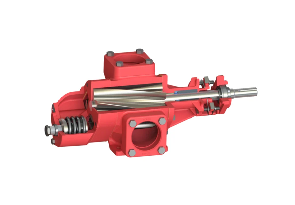 Bomba de engranajes externa para transferencia de fluidos viscosos - MRI