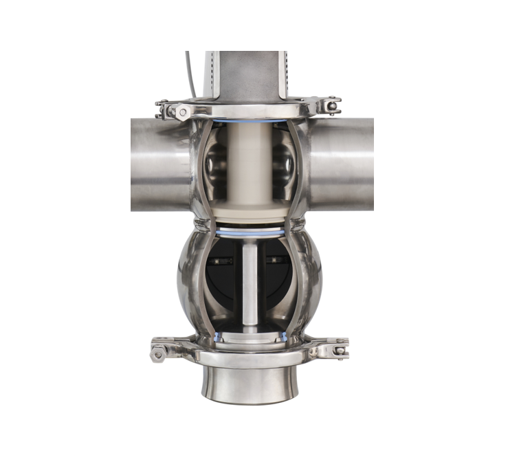 Válvula aséptica para procesos estériles y sanitarios - MRI