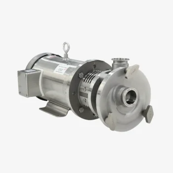 Bomba sanitaria diseñada para procesos higiénicos en la industria alimentaria, ideal para el manejo seguro de fluidos y la limpieza eficiente en línea.